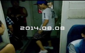 【逗逼说】【屌丝原创】90后街舞少年火车炫技