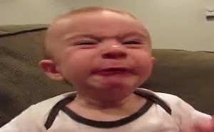 【逗逼说】【萌宝逗宠】熊爹妈爱给北鼻喂柠檬！