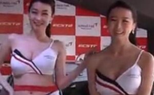 中国最漂亮的大波美女车模超级卖萌 2015武汉吉香缘公司